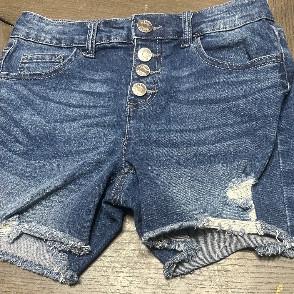 Denim Distressed Women Shorts